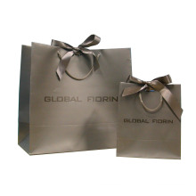 Paper Shopping Bags with PP Ribbon Handle for Packaging
